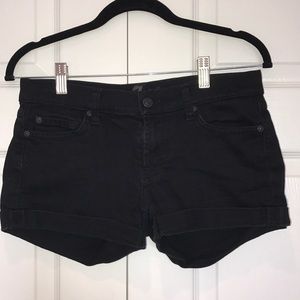 7 FOR ALL MANKIND BLACK DENIM JEANS